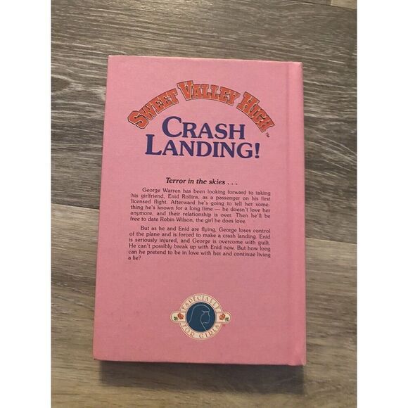 SWEET VALLEY HIGH * Crash Landing! * 1985 Francis Pascal - Hardcover Bantam HC - Picture 2 of 4